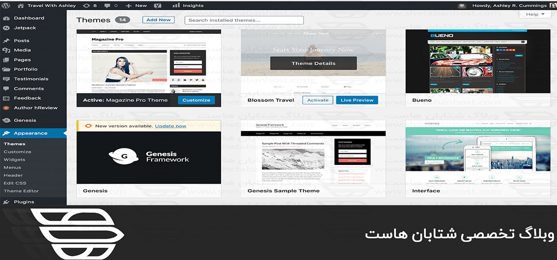 تست یک تم جدید وردپرس بدون خراب شدن سایت فعلی