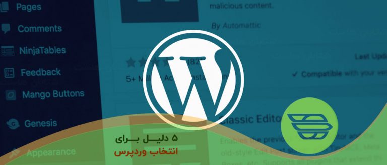 5 دلیل برای انتخاب وردپرس